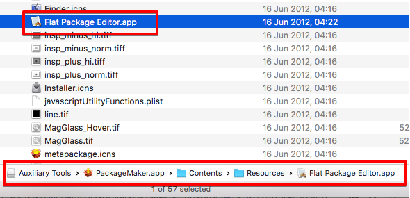 Flat Package Editor
