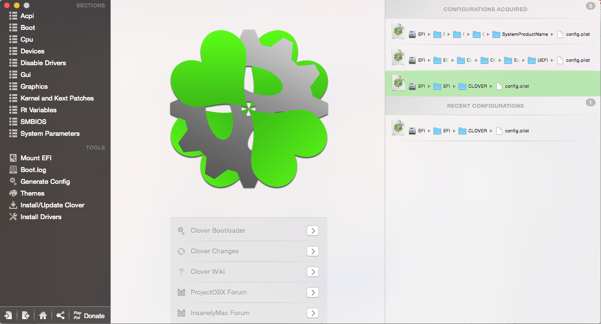 Clover Configurator